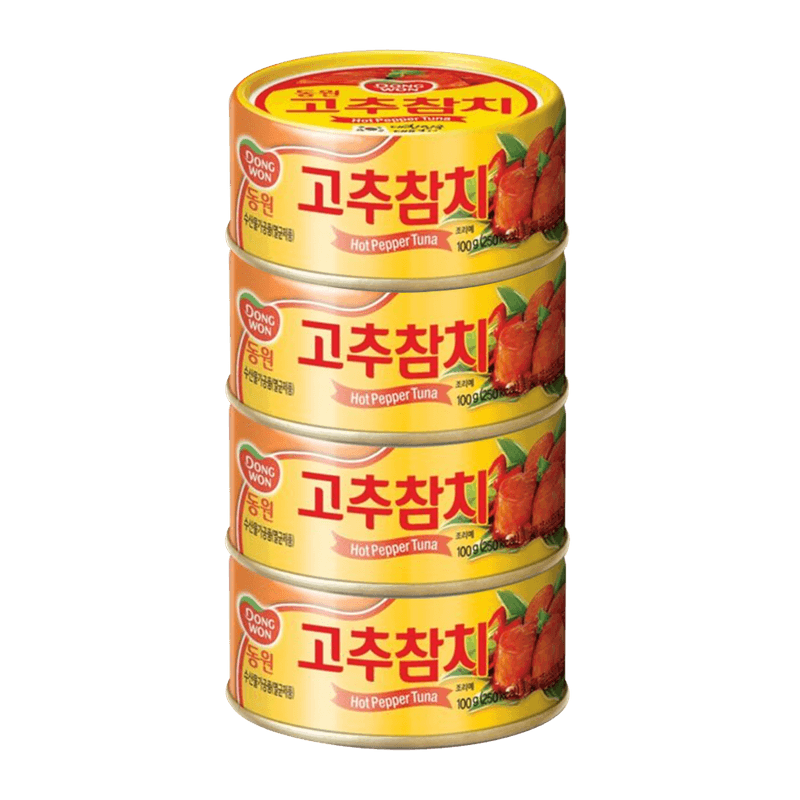 Dongwon-Tuna-with-Hot-Pepper-Sauce-5.29oz-150g--4-Cans