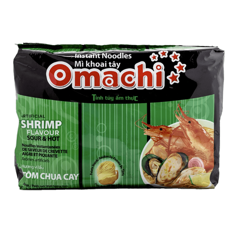 Buy Omachi Shrimp Hot & Sour Instant Noodle 5pk | HMart - H Mart