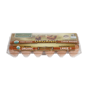 Yoke Organic Brown Grade A 12 Eggs Large 24oz(681g)