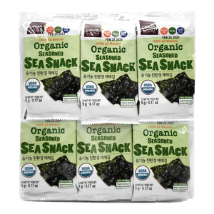 Organic Seasoned Sea Snack 12PK 2.04 OZ (58 G)