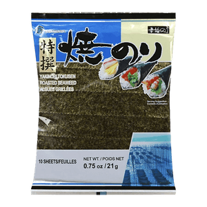 Yaki Sushi Nori 10 Sheets 0.77oz(22g)