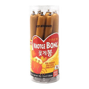 Kkotge Bong Sausage 10 Sticks 12 OZ (340 G)