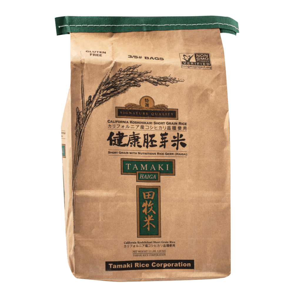 Haiga Rice New Crop Short Grain Rice Germ 15 Lb (6.8 Kg) - H Mart