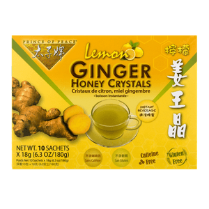 Honey Crystal Tea With Lemon 10 Sachets *18g (6.34 OZ/180g)