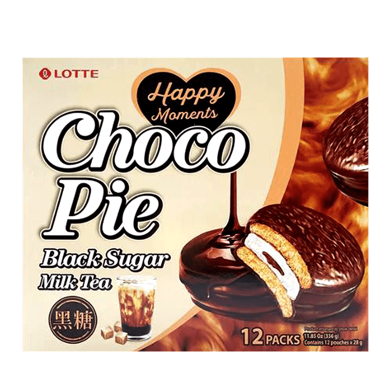 choco._.piページ Choco Pie Black Sugar Milk Tea Multi 12 PK 11.85 OZ (336 G