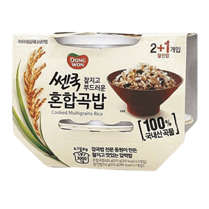 Cooked Mixed Grain Rice(2)+ Sweet Rice(1) 3 Pk *210g