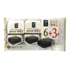 Seasoned Seaweed With Oilve Oil 9PK 1.44OZ (41G)