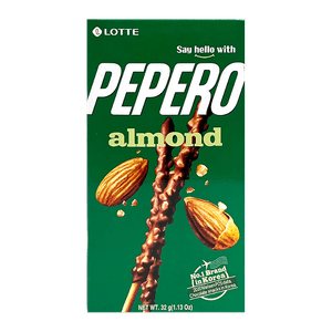 Lotte Pepero Almond & Chocolate 1.13 OZ (32g)