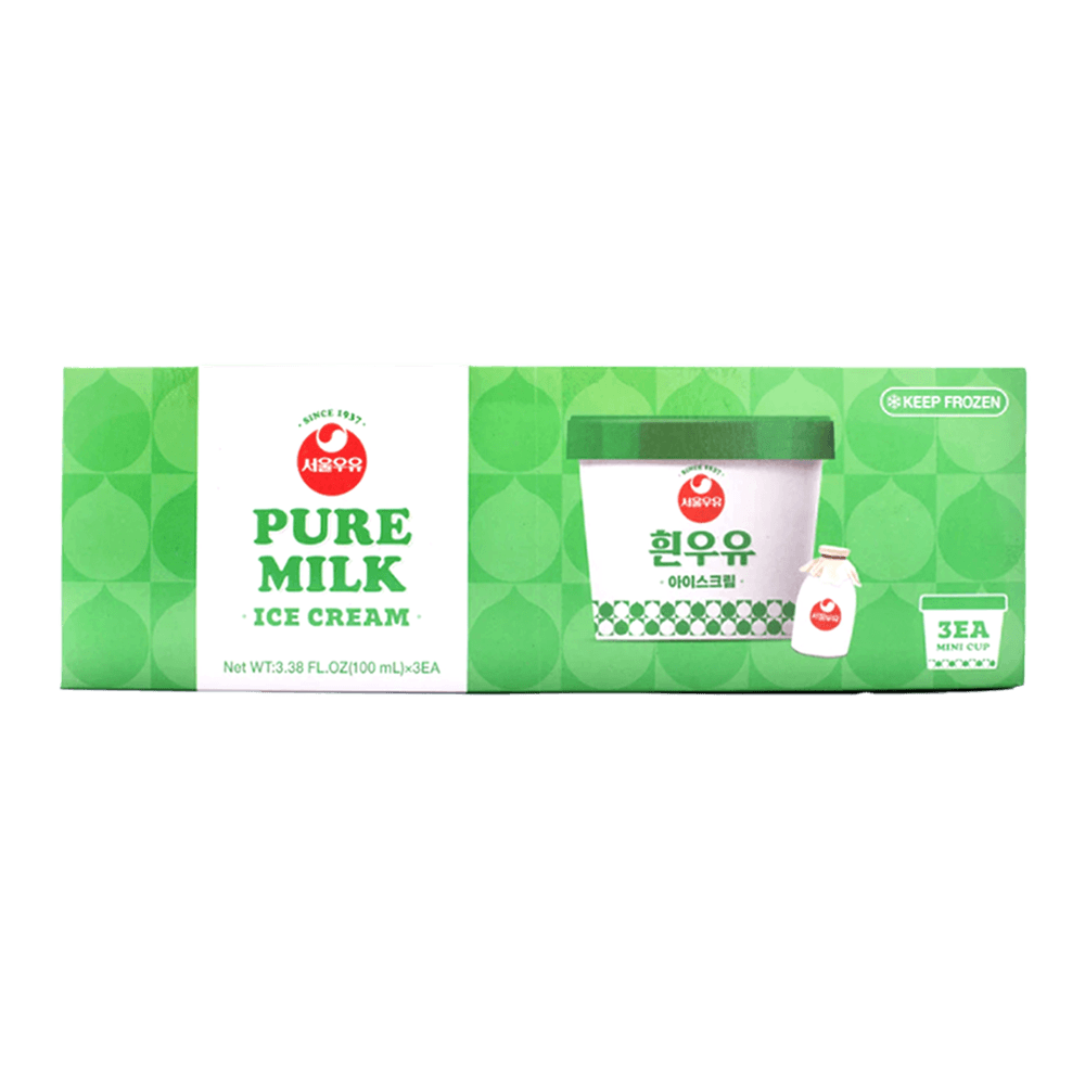 Pure Milk Ice Cream 3 Pack (100ml) - H Mart