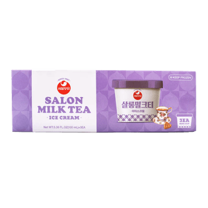 Salon Milktea Ice Cream 100ml*3EA