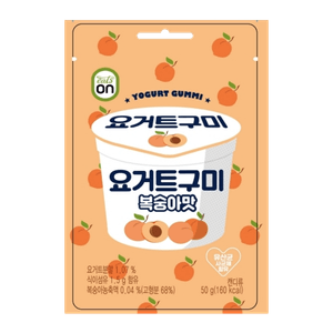 Yogurt Gummi Peach 1.76oz (50g)