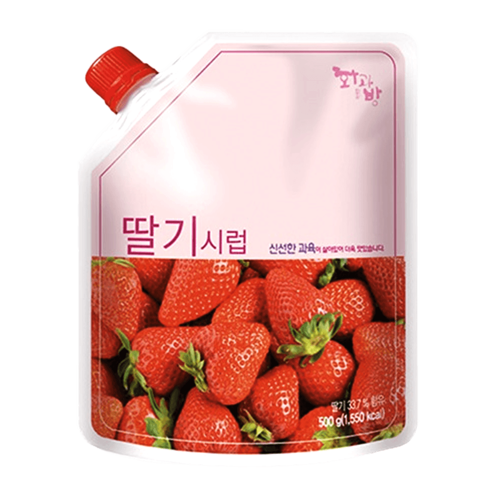 Buy HGB Strawberry Syrup 500g | HMart - H Mart