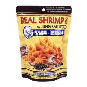 Real Shrimp Snack Baked Garlic & Black Pepper 2.12oz