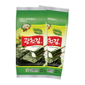 Green Tea Seasoned Laver(GIM) 16 PK 2.88 OZ(81 G)