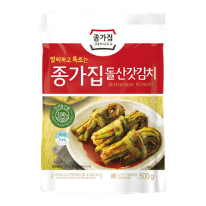 Pickled Mustard Leaves and Stems Kimchi (Dolsan Kat Kimchi) 17.6oz(500g)