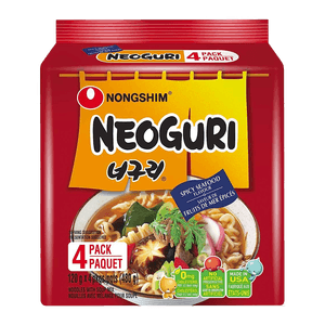 Nongshim Neoguri Spicy 4.2oz(120g) 4 Packs