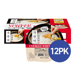 Cooked White Rice 7.4oz(210g) 12 Packs