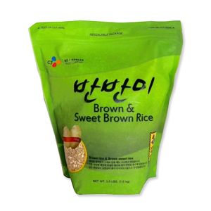 Brown Rice & Brown Sweet Rice (Barn Barn Mee) 3.5lb(1.6kg)