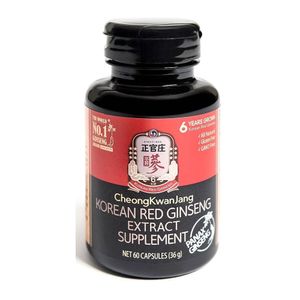 Korean Red Ginseng Extract Supplement 60 Capsules