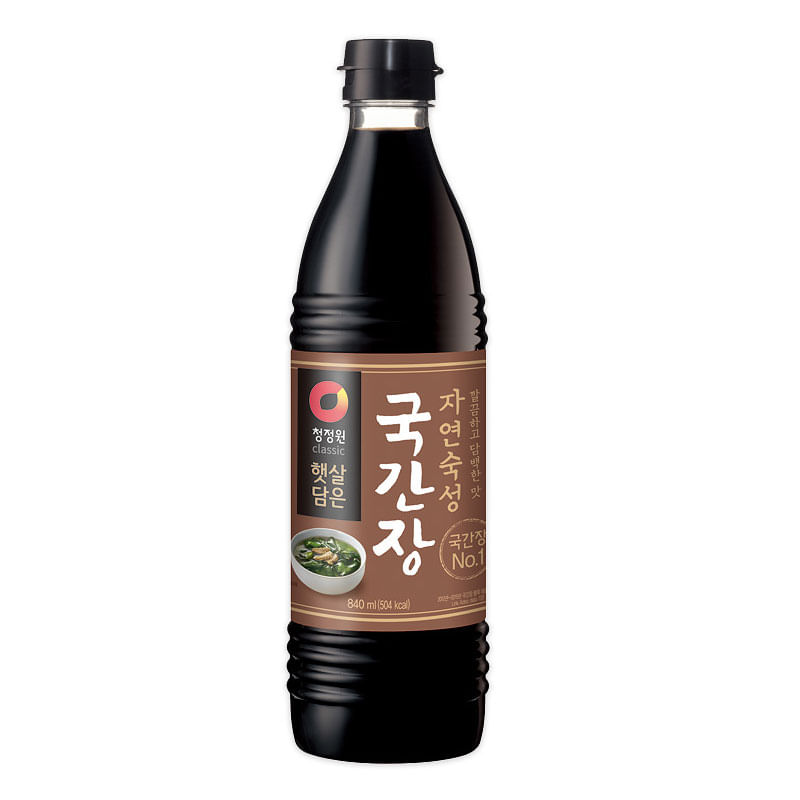 Chung Jung One Natural Fermentation Soy Sauce 28.4 Fl.oz(840ml)