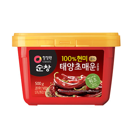Chung-Jung-One-Sunchang-100--Brown-Rice-Red-Pepper-Paste-1.1lb-500g-