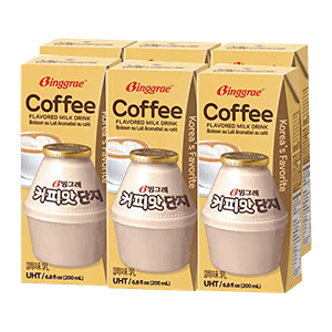 Coffee Flavored Milk 6.8 fl.oz(200ml) 6 Packs