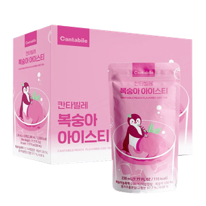 Peach Iced Tea Pouches 8.11 fl.oz(230ml) 10 Pouches