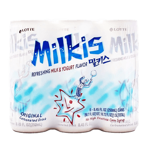 Milkis Original 8.45 fl.oz(250ml) 6 Cans