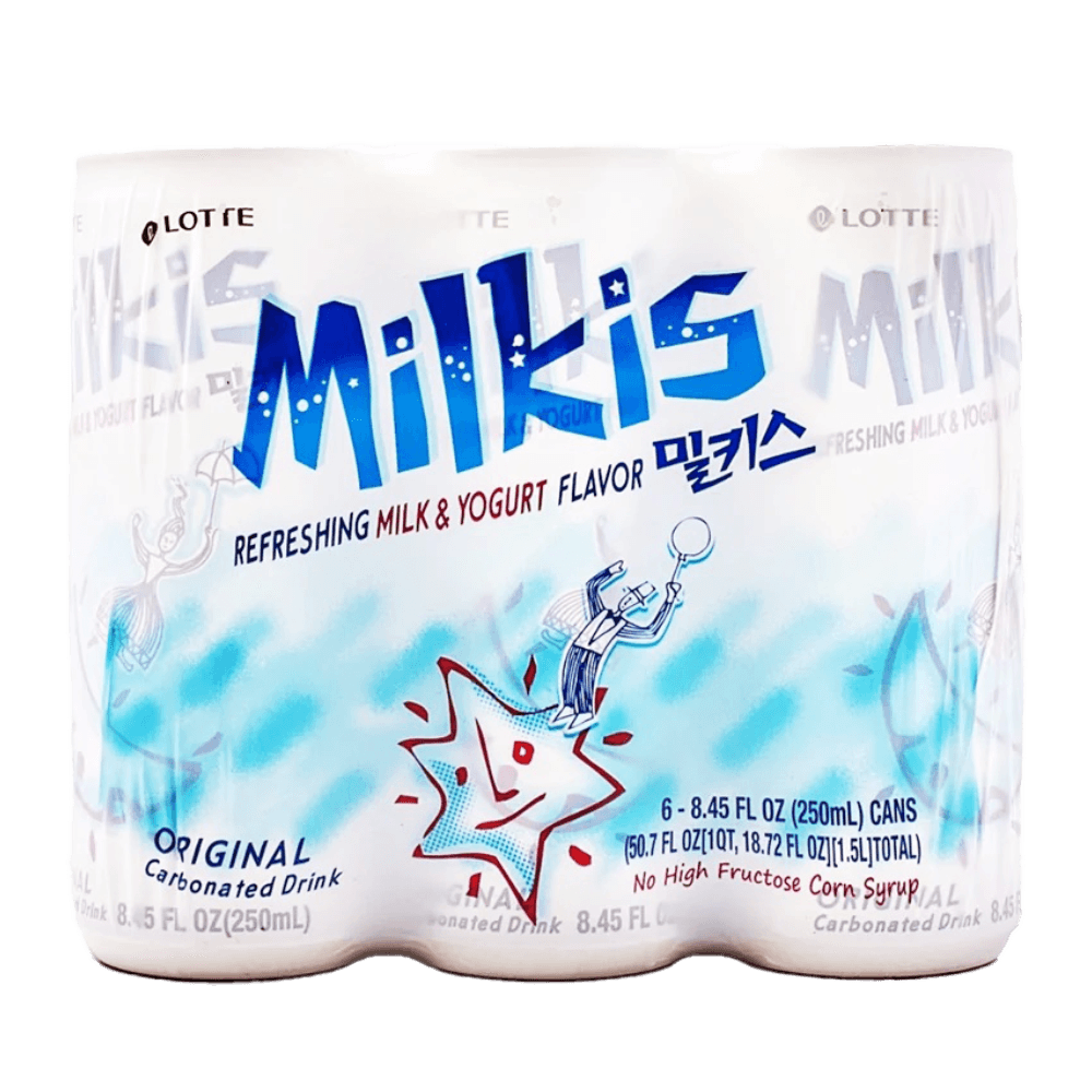 Milkis Original 8.45 fl.oz(250ml) 6 Cans - H Mart