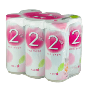 Refreshing Water 2% Peach 8.12 fl.oz(240ml) 6 Cans