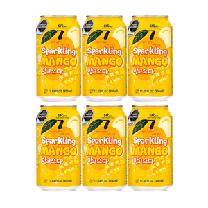 Mango Soda 12.35 Fl.oz(350ml) 6 Bottles