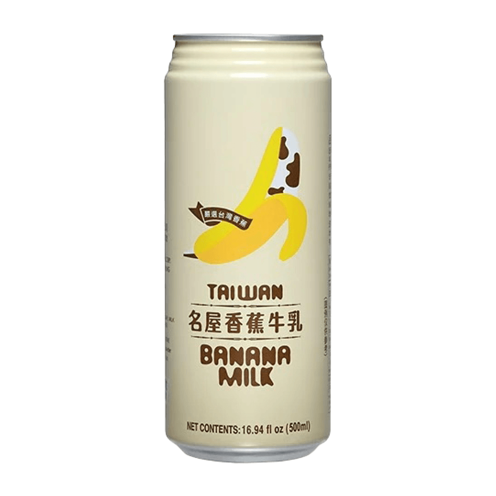 Taiwan Banana Milk 17.6 fl.oz(500ml) - H Mart