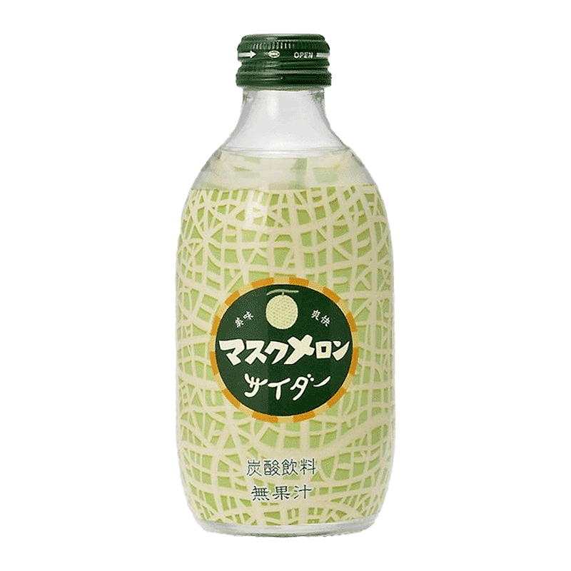 Tomomasu-Muskmelon-Sparkling-Soda-10.58oz-300ml-