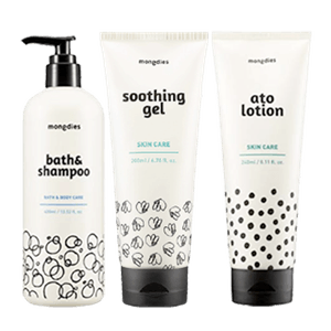 Baby Essential Set [Shampoo 13.52fl.oz(400ml), Soothing Gel 6.76fl.oz(200ml), Ato Lotion 8.11fl.oz(240ml)]