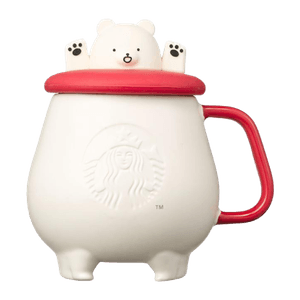 [SMART DIRECT] Holiday Bear Lid mug 14fl oz(414ml)