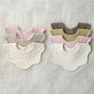 [SMART DIRECT] Baby Round Bib 1pcs (Random Color)