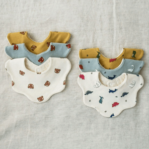 [SMART DIRECT] Baby Animal Bib 1pcs (Random Color)