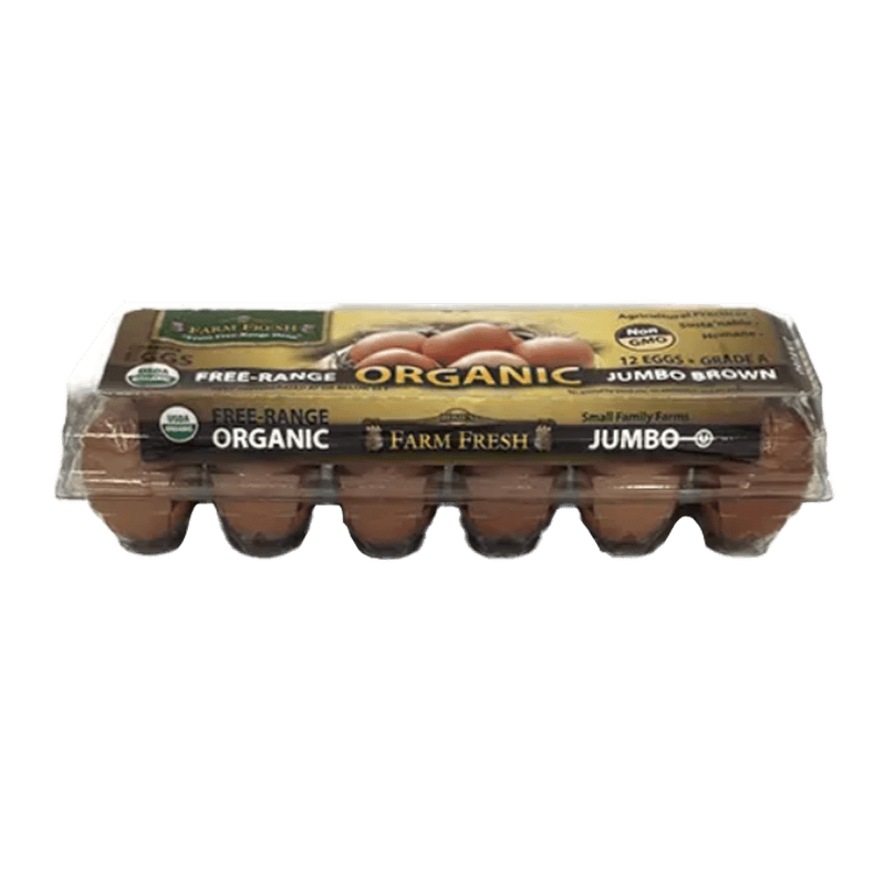 Farm-Fresh	Organic-Jumbo-Brown-Eggs--30-OZ--850-G-	팜프레시	올가닉-점보-브라운-달걀-30-OZ--850-G-