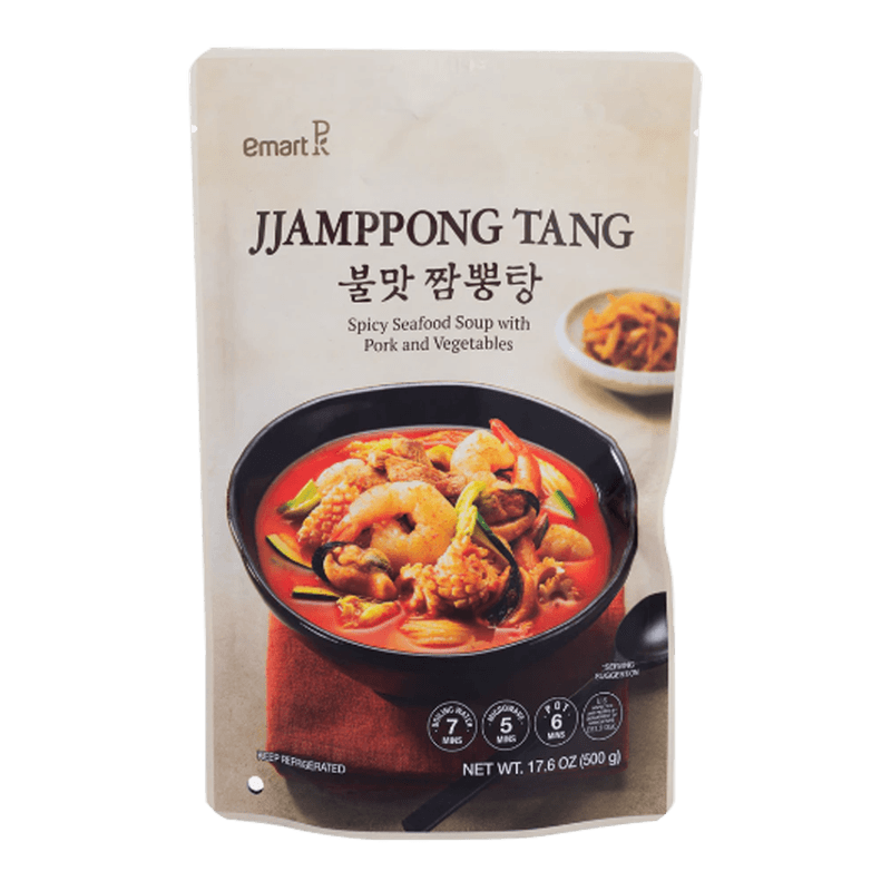 Emart-PK	Spicy-Seafood-Soup-With-Pork-and-Vegetables-17.60-OZ--500-G-	이마트-피코크	불맛-짬뽕탕-17.60-OZ--500-G-