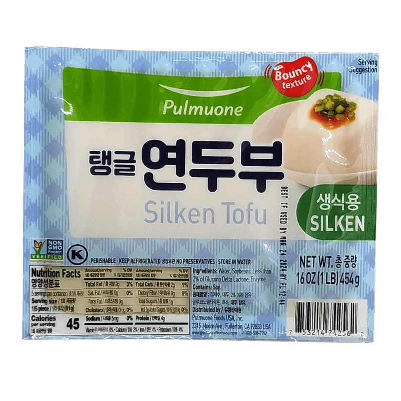 Pulmuone	Extra-Silken-Tofu-16oz-454g-	풀무원	탱글-연두부-16oz-454g-