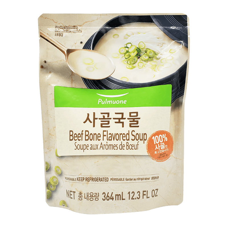 Pulmuone	Beef-Bone-Flavored-Soup-12.30-FL-OZ--363-ML-	풀무원	사골국물-12.30-FL-OZ--363-ML-