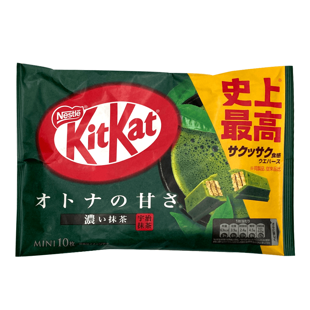 Buy Nestle KitKat Strong Matcha Flavor 3.99oz (113g) 24 Pack | HMart