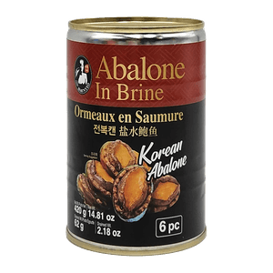 Canned Korean Abalone In Brine 6 Pcs 14.81oz(420g)