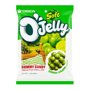 O'Jelly Soft Gummy Candy(Green Grape Flavor) 2.33oz(66g)