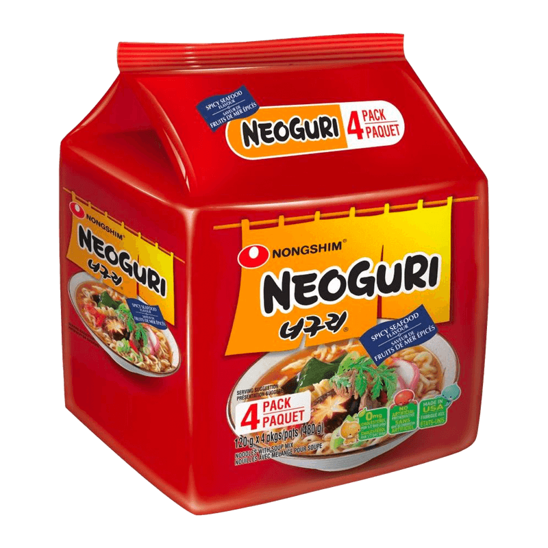 Neoguri Spicy 4.2oz(120g) 4 Packs - H Mart