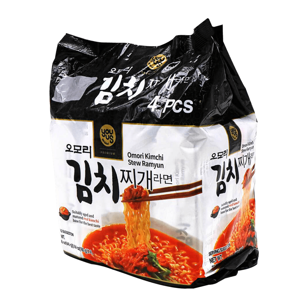 Omori Kimchi Stew Ramen 5.64oz(160g) 4 Packs - H Mart