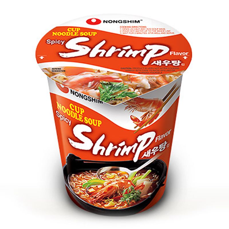 CUP NOODLE SOUP, SHRIMP