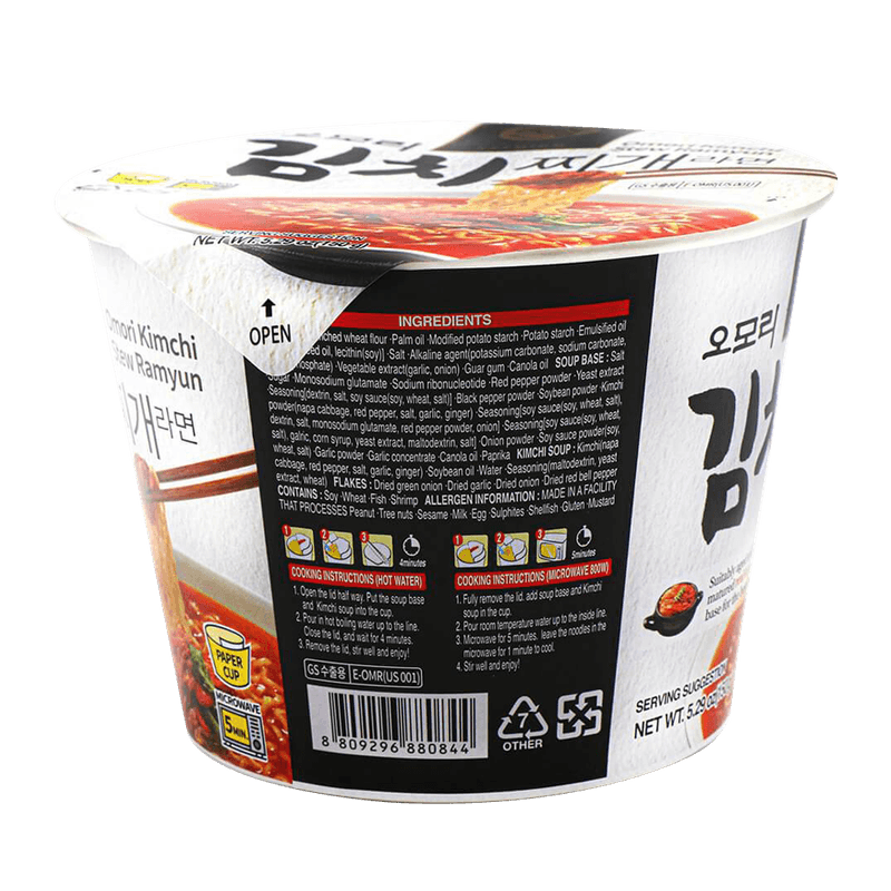 Omori Kimchi Stew Cup Ramen 5.29oz (150g) - H Mart