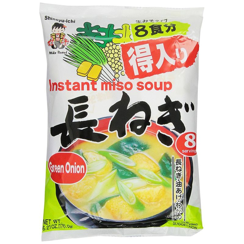 Instant Miso Soup Green Onion 6.21oz(176g) - H Mart Instant Miso Soup Green Onion 6.21oz(176g) - H Mart