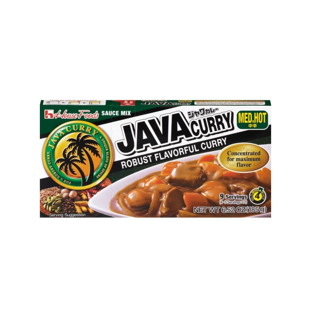 Java Curry Sauce Mix Med Hot 6.52oz(185g) - H Mart
